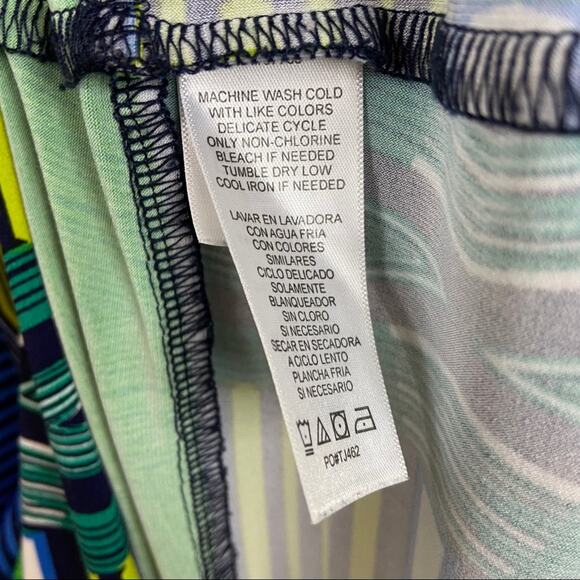 Laundry By Shelli Segal Bright Pattern Dress Sz S - Picture 3 of 5